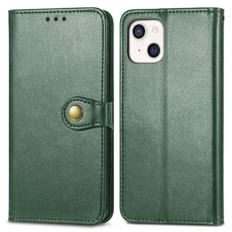 For Iphone 13 Pro Max Iphone 13 Wallet Case 2021 Pu Leather Folio F
