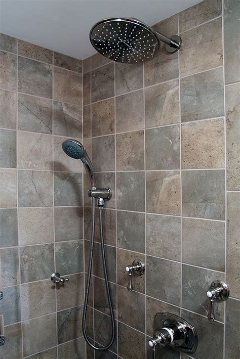 Add an additional hand shower to your shower suite to expand its versatility, or bring handy rinsing options to the bathtub with a deck mounted handset. Shower Rain Head Archives - Bartelt Remodeling