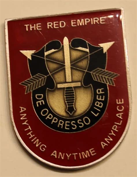7th Special Forces Group Airborne 1st Bn The Red Empire Army Challenge