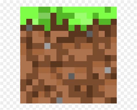 Grass Block Minecraft Grass Block Grid Clipart 5861478 Pikpng