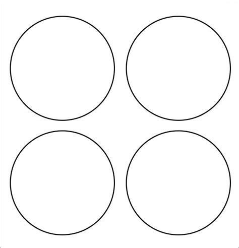 Circles Template Printable