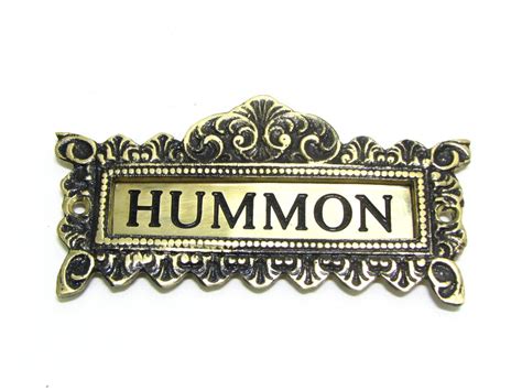Personalized Solid Brass Door Name Plates Replaceable Plate Etsy