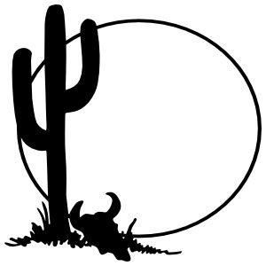 The black and white versions are also included for some fun worksheet creations! Cactus And Sun Sticker