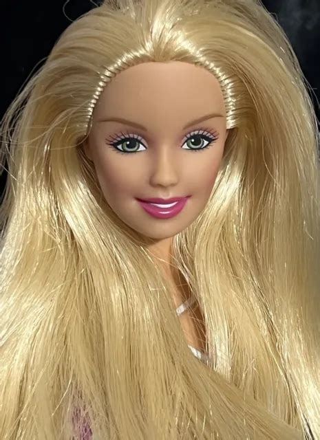 S Mattel Barbie Blonde Hair Green Eyes Bendable Knees For Ooak