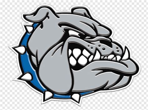 Gray And Blue Bulldog Logo Georgia Bulldogs Football Varsity Team