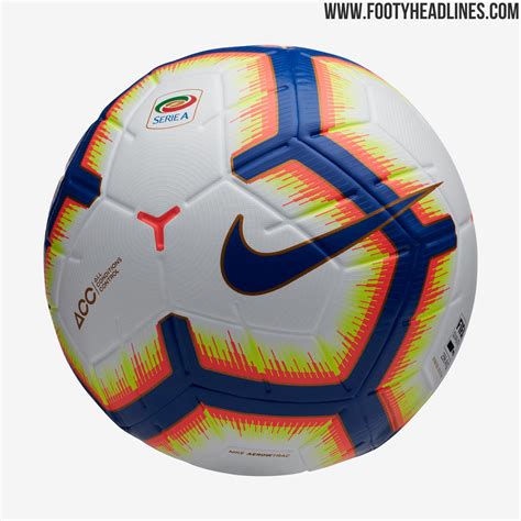 Nike Merlin Serie A 2018 19 Ball Features Old League Logo Footy Headlines