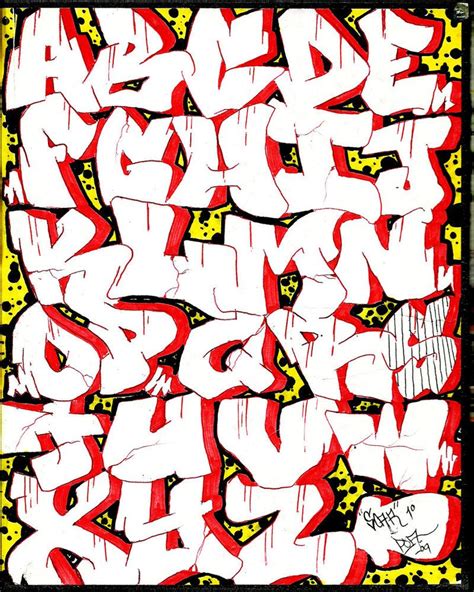 Graffiti Alphabet Wildstyle Graffiti Lettering Alphabet Graffiti Art