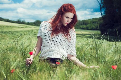 359825 Redhead Girl Outdoors 4k Rare Gallery Hd Wallpapers