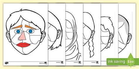 Picasso Blank Faces Cubism Activity Sheet Art Twinkl