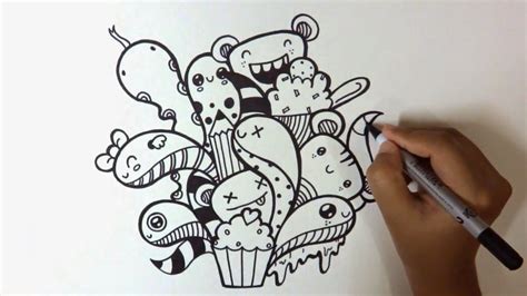 35 Gambar Doodle Art Simple Keren Lucu Dan Cara Membuatnya