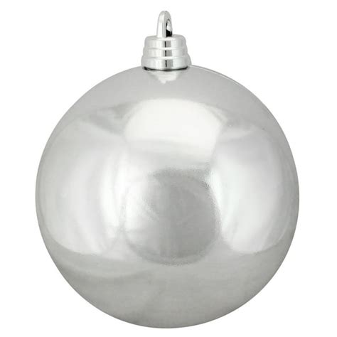 Northlight 12 Shatterproof Shiny Christmas Ball Ornament Silver