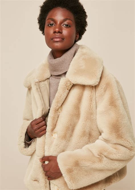 faux fur coat fashionable coat