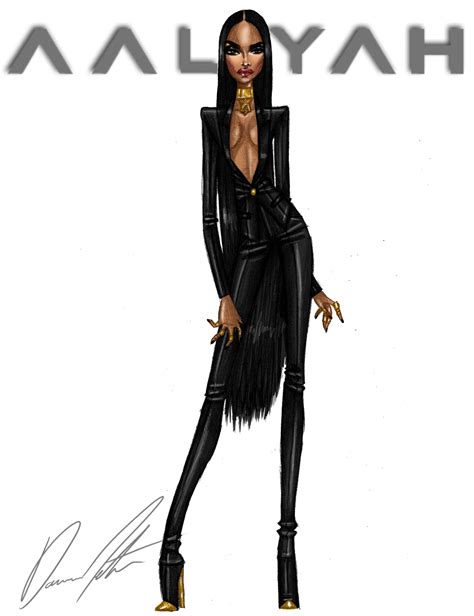 Daren The Designer J Fashion Illustration High Fashion Art Aaliyah