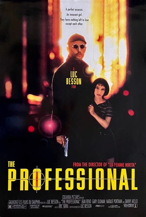 Original Leon The Professional Movie Poster Luc Besson Jean Reno