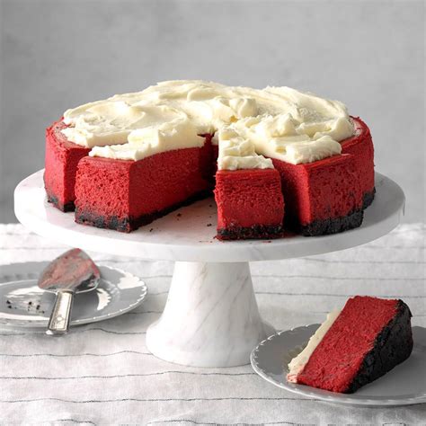 Red Velvet Cheesecake Recipe How To Make It Taste Of Home