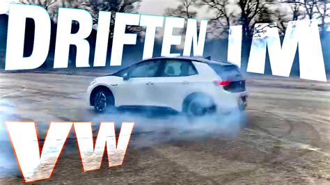 Driften Im Vw Id3⁉️ Erste Mal Elektroauto Id3 Pov Volkswagen Id3 0