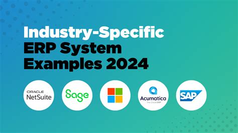 Industry-specific ERP System Examples 2024
