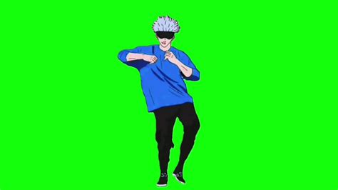 Satoru Gojo Dance Green Screen Jujutsu Kaisen Free Chroma Key