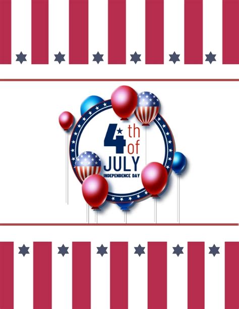 4th Of July Template Postermywall