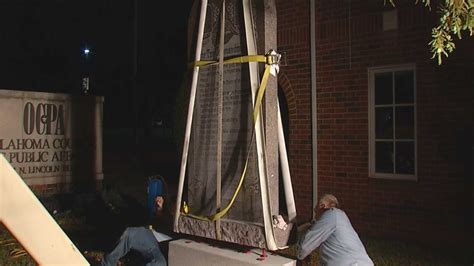 Ten Commandments Monument Removed From Oklahoma Capitol Grounds