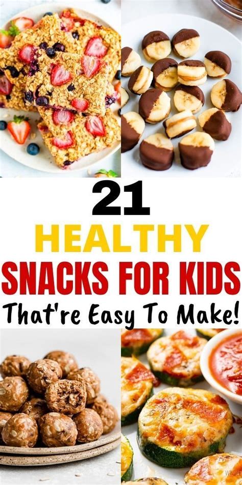 21 Healthy After School Snacks For Kids That Are Easy To Make