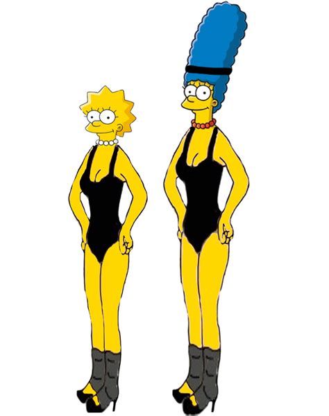 Marge And Lisa Simpson In Flashdance By Commando Chris On Deviantart