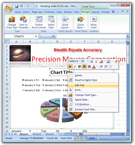 Diagramme lassen zahlenreihen für den betrachter verständlich und überschaubar erscheinen. Erstellen Sie ansprechende Diagramme in Excel 2007