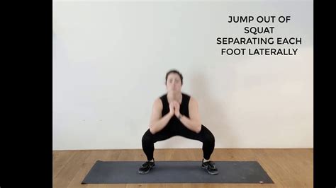 In And Out Squat Jumps Youtube