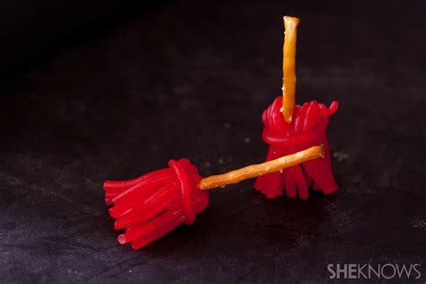 Sweet And Savory Witches Brooms Are Easy Halloween Snacks Sheknows