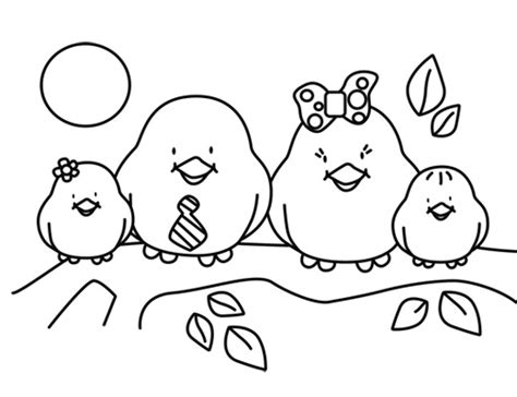 La familia está composta por un grupo de individuos que se unen por relaciones de filiación o de pareja. Familias felices de animalitos - Dibujos para pintar ...