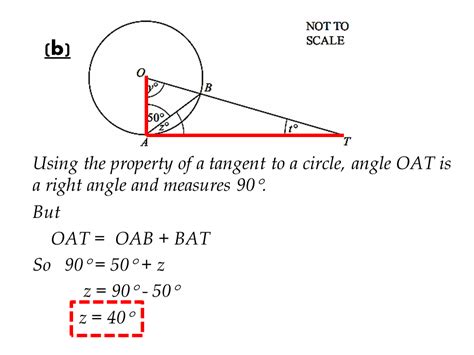 Tangent To A Circle Igcse At Mathematics Realm