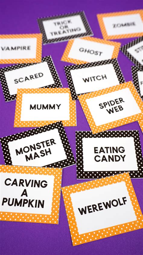 Maybe you would like to learn more about one of these? Halloween Charades Game Cards - Happiness is Homemade