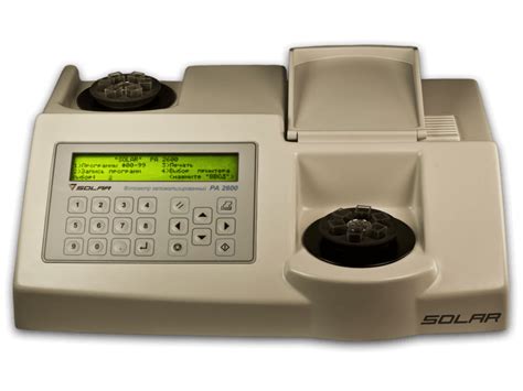 Фотометр автоматизированный PA 2600 | SOLAR TECHNICAL SERVICE