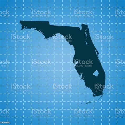 Ilustración De Mapa De Florida Y Más Vectores Libres De Derechos De
