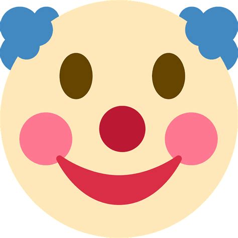 Clown Face Emoji Clipart Free Download Transparent Png Creazilla