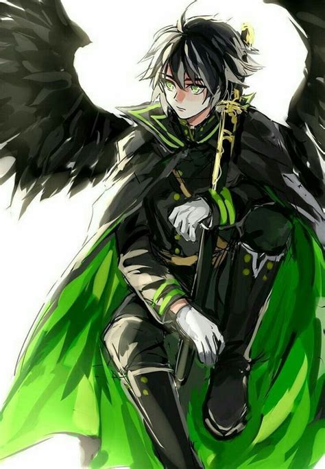 Image Result For Anime Boy With Black Hair And Wingsthis Is Draco