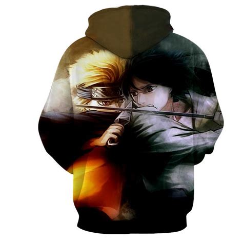 naruto fight sasuke epic battle fan art sketch cool hoodie