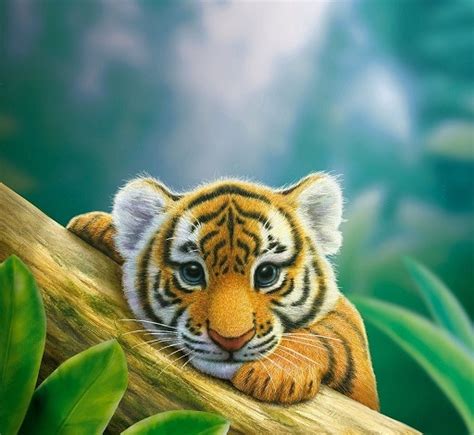 Budding Tiger Paint By Number Num Paint Kit