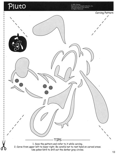 Free Printable Mickey Minnie Mouse Pumpkin Carving Stencils Patte