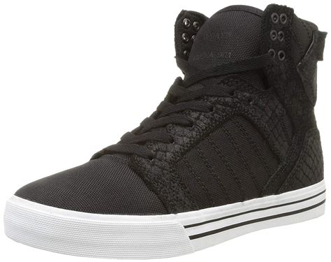 Supra Supra Mens Skytop Hi Top Canvas Snakeskin Embossed Suede