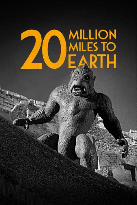 20 Million Miles To Earth 1957 Diiivoy The Poster Database Tpdb