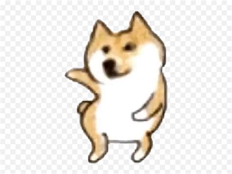 Doge Dancing 1 Sticker Dancing Shiba Inu Meme Emojidoge Emoji Free