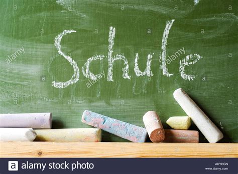 Aussprache von schule übersetzungen von schule synonyme, schule antonyme. The word Schule (School) is written on a chalkboard. In ...