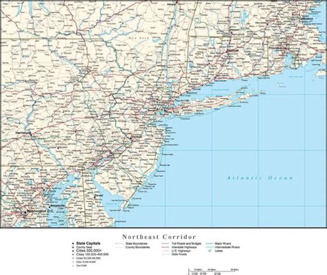 Printable Blank Map Of Northeastern United States Printable Us Maps