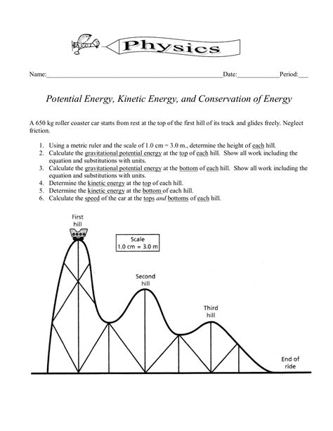 Https://tommynaija.com/worksheet/potential And Kinetic Energy Roller Coaster Worksheet