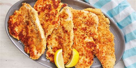 Make the easy and delicious chicken cutlets recipe at home using ingredients like chicken, breadcrumbs, black pepper, lemon juice, spice oregano and more on times. How To Make Best Parmesan Chicken Cutlets Recipe