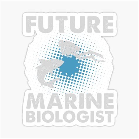 Future Marine Biologist Cool Ocean Design Sticker For Sale By