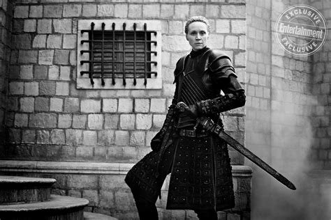 Entertainment Weekly Photoshoot Gwendoline Christie As Brienne Game Of Thrones Photo