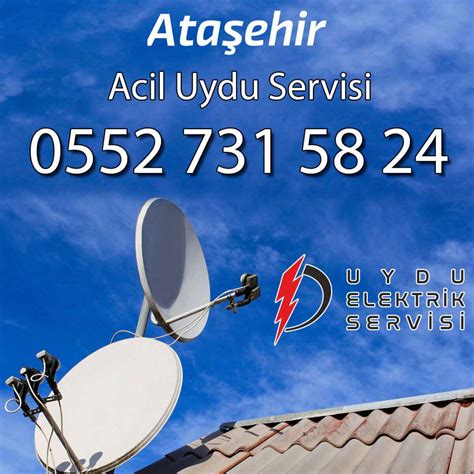 Ataşehir Uydu Servisi ve Çanak Anten Servisi Uydu Elektrik Servisi
