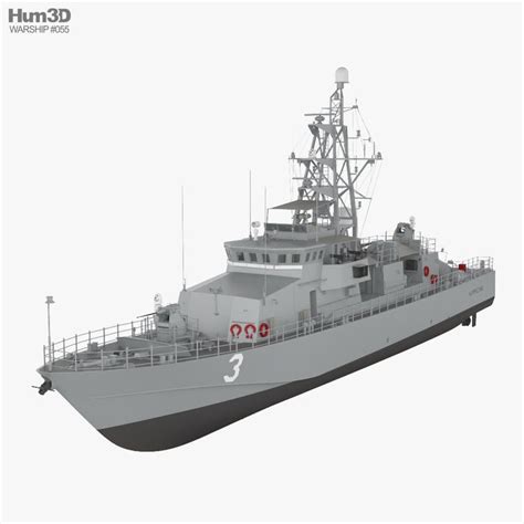 3D Model Of Cyclone Class Patrol Boat 3d Model Stl File Format Model